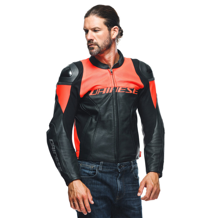 Dainese Racing 4 Leather Jacket Perforated
