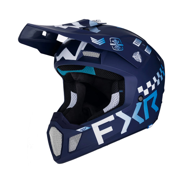 FXR Clutch Helmet Gladiator Blue Matt