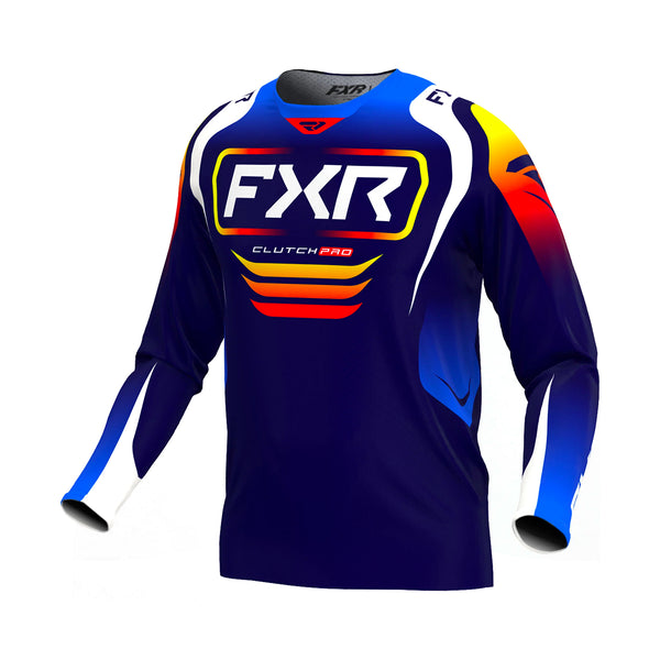 FXR Clutch Pro MX Jersey Navy/Inferno