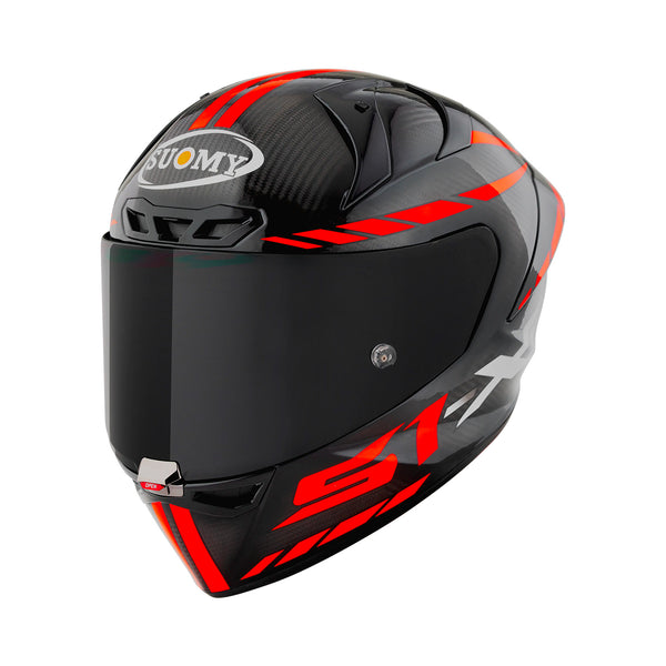 Suomy S1-XR GP Helmet Carbon Hypersonic Red FIM