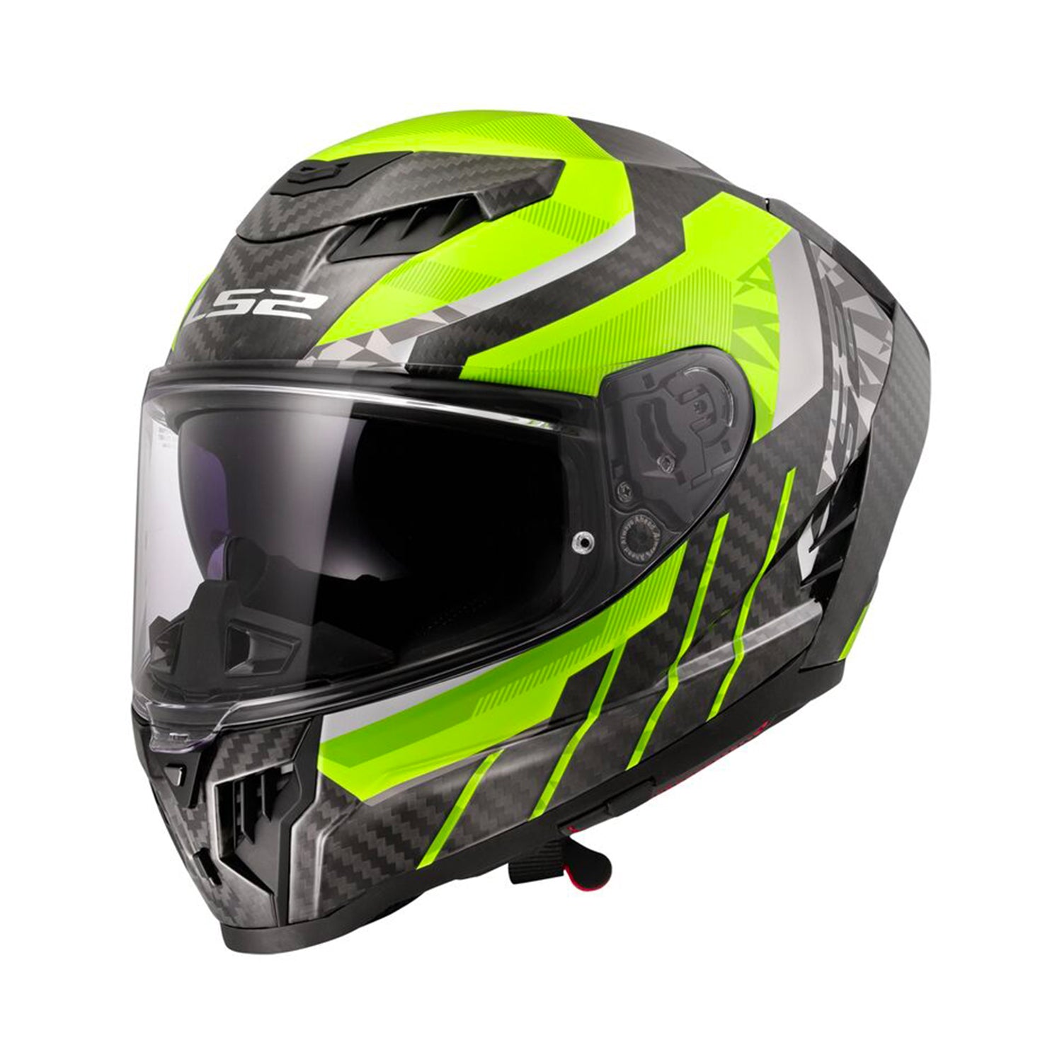 LS2 Dragon Carbon Helmet Trax Yellow Fluo Gloss – Tutto per la moto