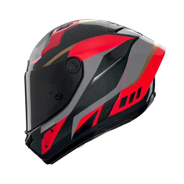 Nolan X-804 RS Helmet Lesmo Red/Grey/Gold
