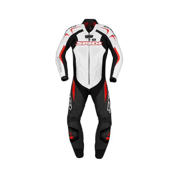 Spidi Supersport Wind Pro Leather Suit White/Black/Red