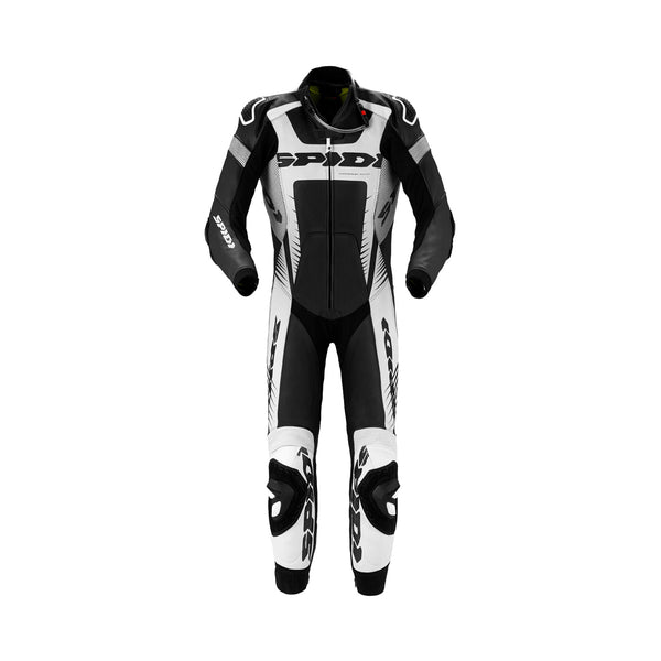 Spidi Warrior Wind Pro Leather Suit Black/White