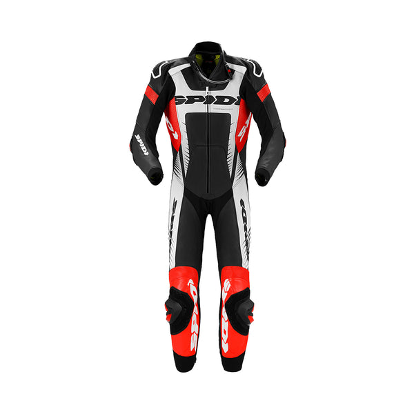 Spidi Warrior Wind Pro Leather Suit Black/White/Red