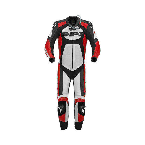 Spidi Tronik Wind Pro Leather Suit Black/White/Red