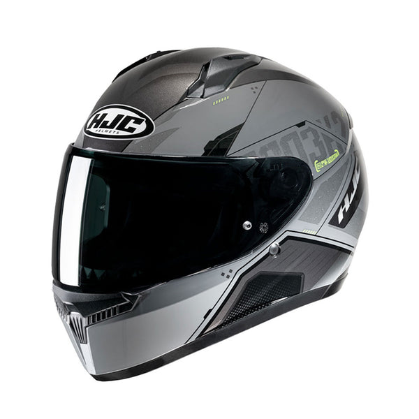 HJC C10 Helmet Inka MC3H Black/Grey/Yellow Fluo Gloss