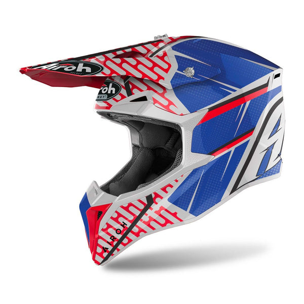 Airoh Wraap Idol Red/ Blue Gloss