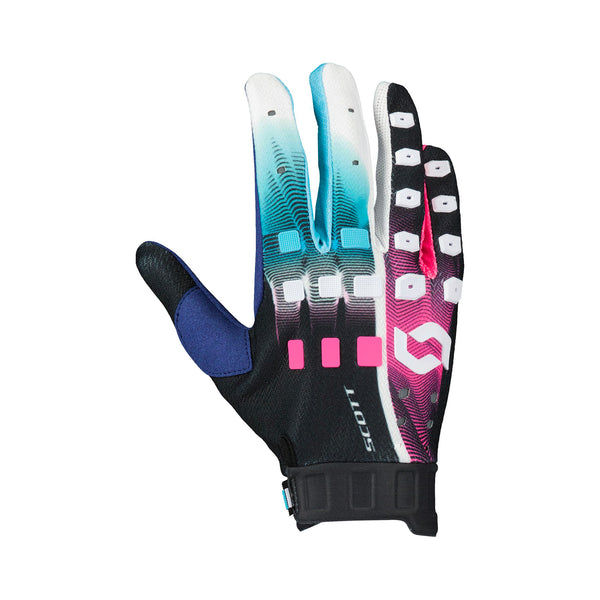 Scott Podium Pro Gloves Stealth Blue/Radiant Pink