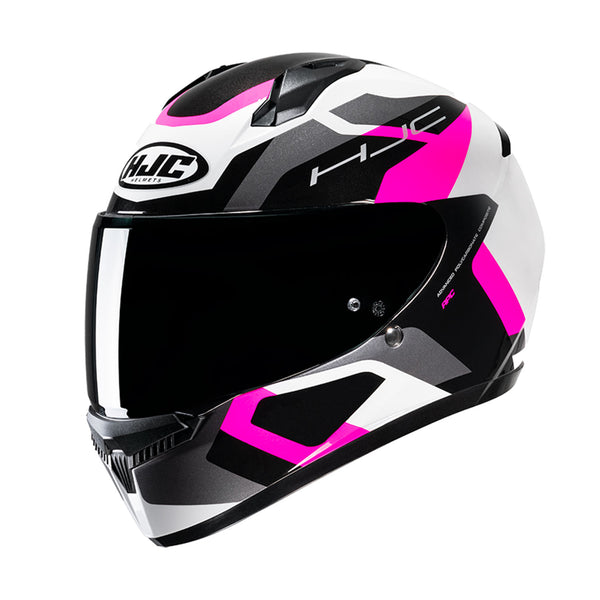 HJC C10 Helmet Tins MC8 Black/White/Pink