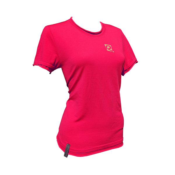 Riday Maglia Manica Corta Wooltech Extrafine Lady Fuchsia