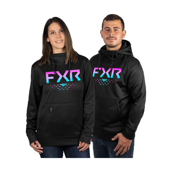 FXR Helium Tech Po Hoodie Pink/Blue