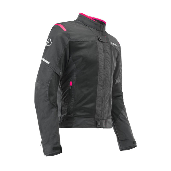 Acerbis CE Ramsey My Vented 2.0 Lady Jacket Black/ Pink