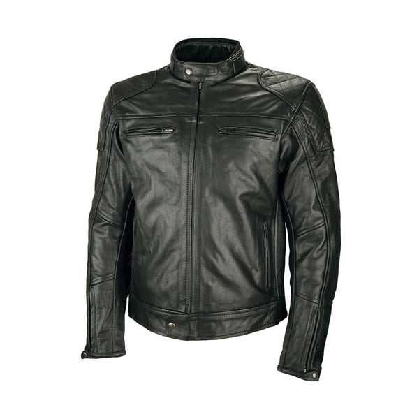 OJ Ace Leather Jacket Man Black