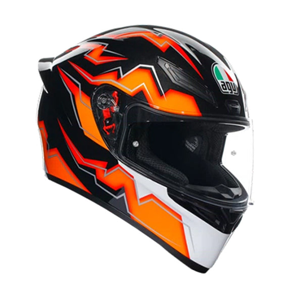 Agv K1 S E22.06 Helmet Kripton Black/Orange Fluo Gloss