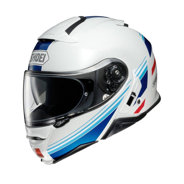 Shoei Neotec 2 Helmet Separator TC-10 White/Blue/Red Gloss