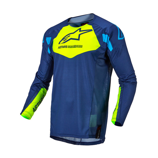 Alpinestars Techstar Factory Dark Blue/ Yellow Fluo/ Blue Neo