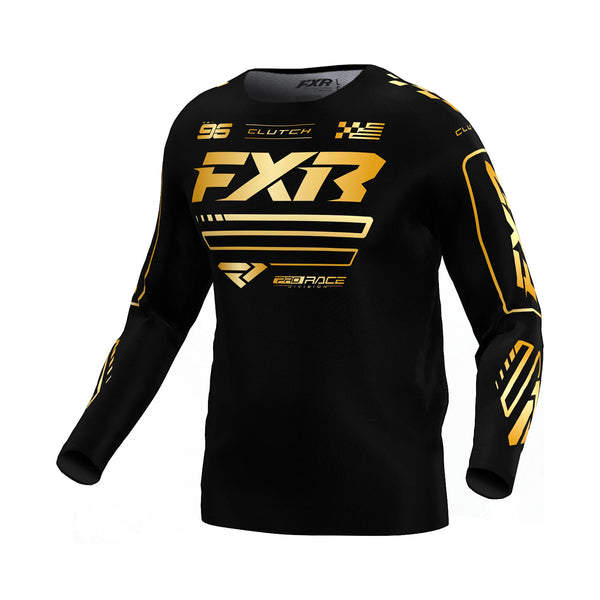 FXR Clutch MX Jersey Black/Gold