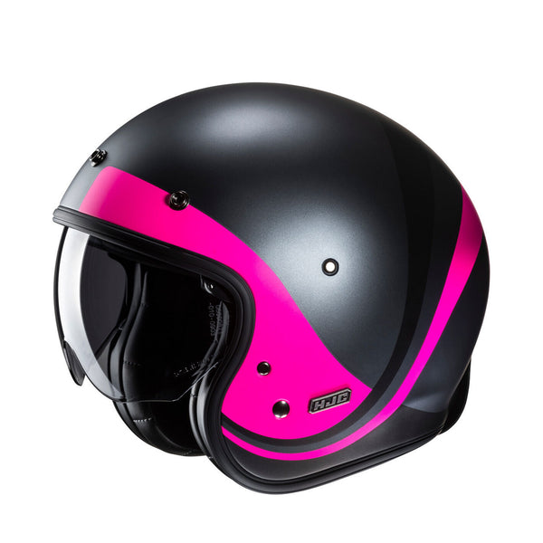 HJC V31 Helmet Emgo MC8SF Black/Pink Matt