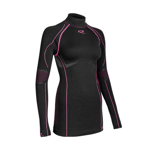 Riday Maglia Manica Lunga Termica Lady Black/Fuchsia