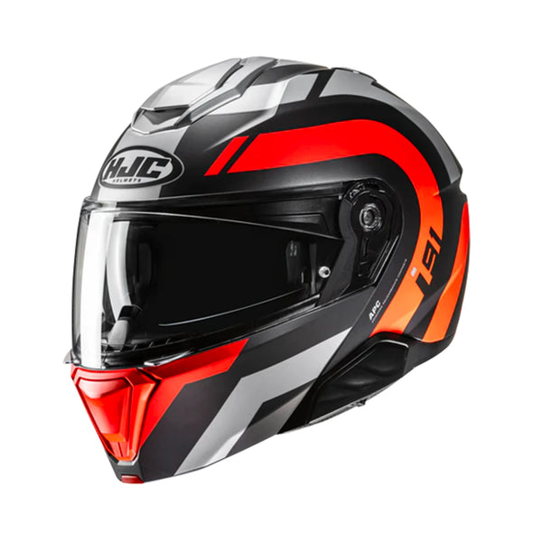 HJC i91 Helmet Arven MC6HSF Black/Grey/Orange Matt