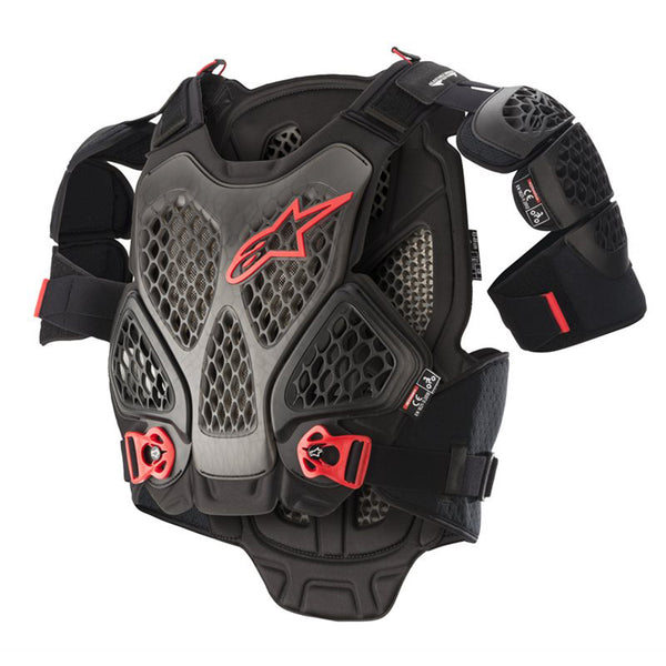 Alpinestars A-6 Chest Protector Black/ Anthracite/ Red