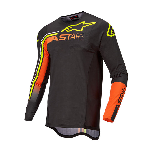 Alpinestars Supertech Blaze Jersey Black/ Orange/ Yellow Fluo