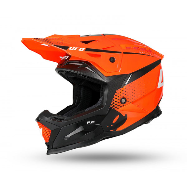 UFO Echus Motocross Helmet Orange/ Black Matt