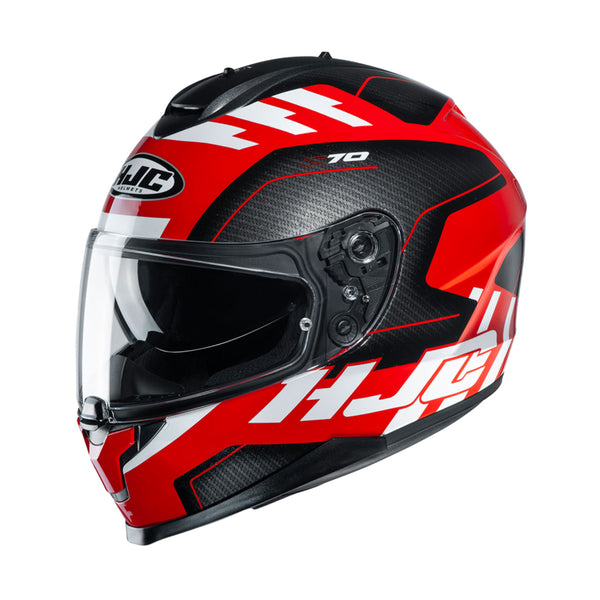 HJC C70 Helmet Koro MC1 Black/Red Gloss