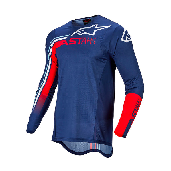 Alpinestars Supertech Blaze Jersey Dark Blue/ Bright Red