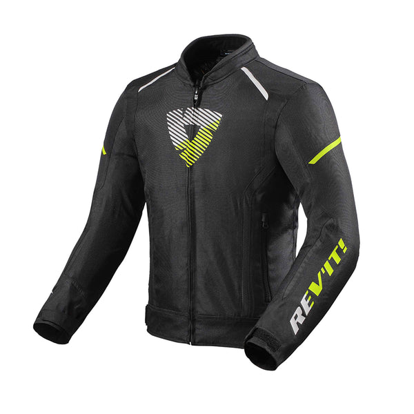 Rev'It Sprint Jacket H2O Black/Neon Yellow