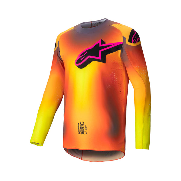 Alpinestars Supertech Lipan Jersey Yellow/Pink