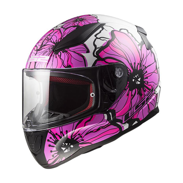 LS2 Rapid II Helmet Poppies Pink