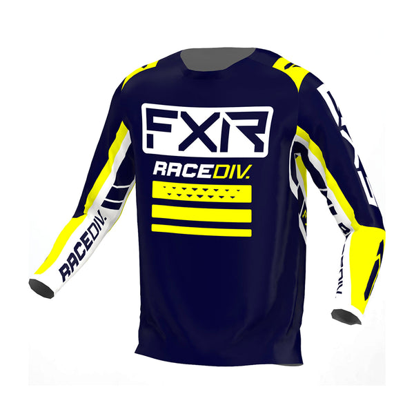 FXR Clutch Pro MX Jersey Midnight-White-Yellow