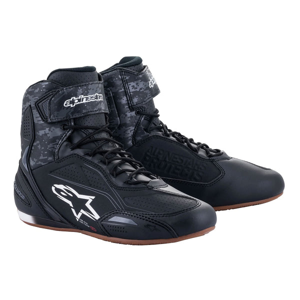 Alpinestars Faster-3 Shoes Black/ Dark Gray/ Gum