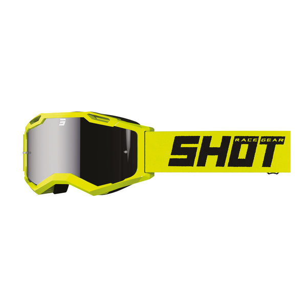 Shot Maschera Assault 2.0 Solid Iridium Neon Yellow Glossy