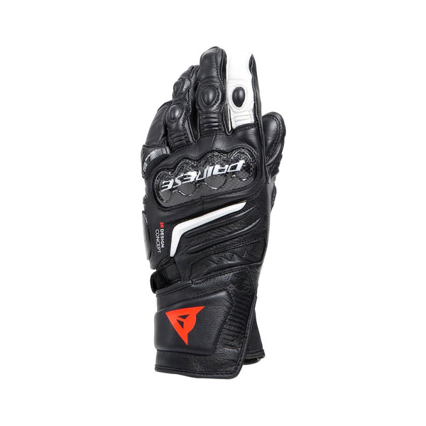 Dainese Carbon 4 Lady Long Leather Gloves Black/Black/White